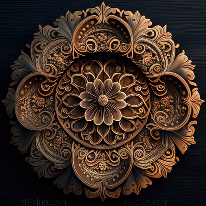 3D model Mandala (STL)